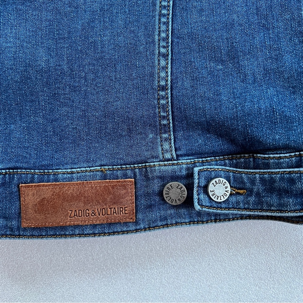 Zadig & Voltaire Denim Heart Jacket - Picture 7 of 12